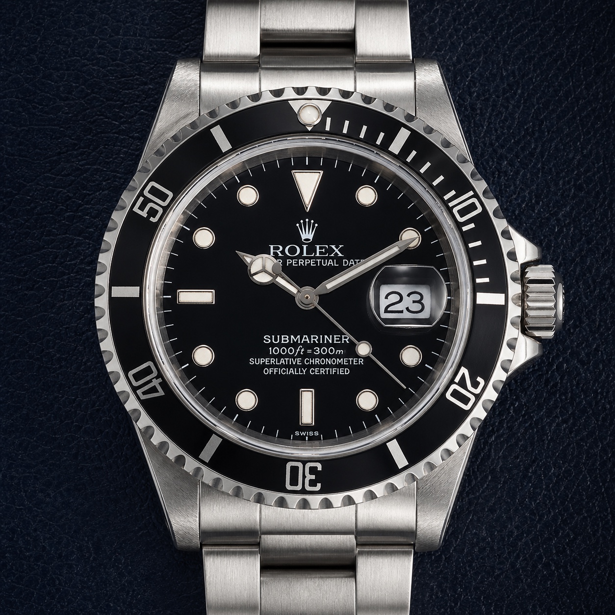 The defining SWISS-only dial